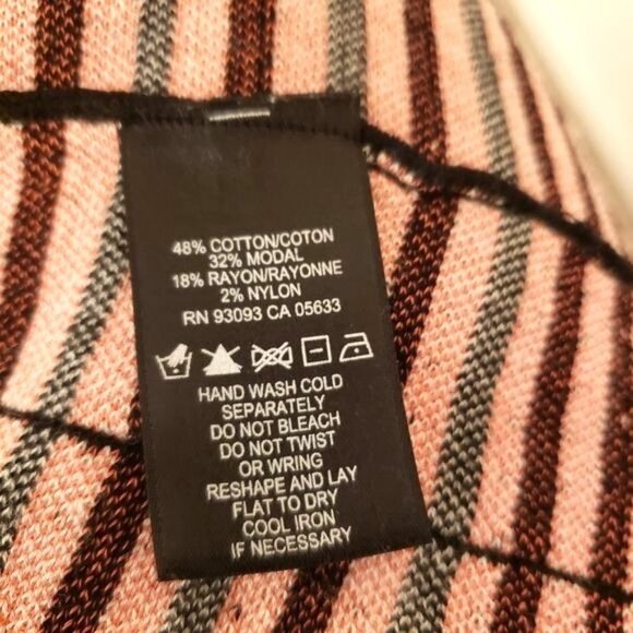 Nik + Zoe Geometric Print Sleeveless Cotton blend Knit Dress Size PM EUC - Picture 6 of 6